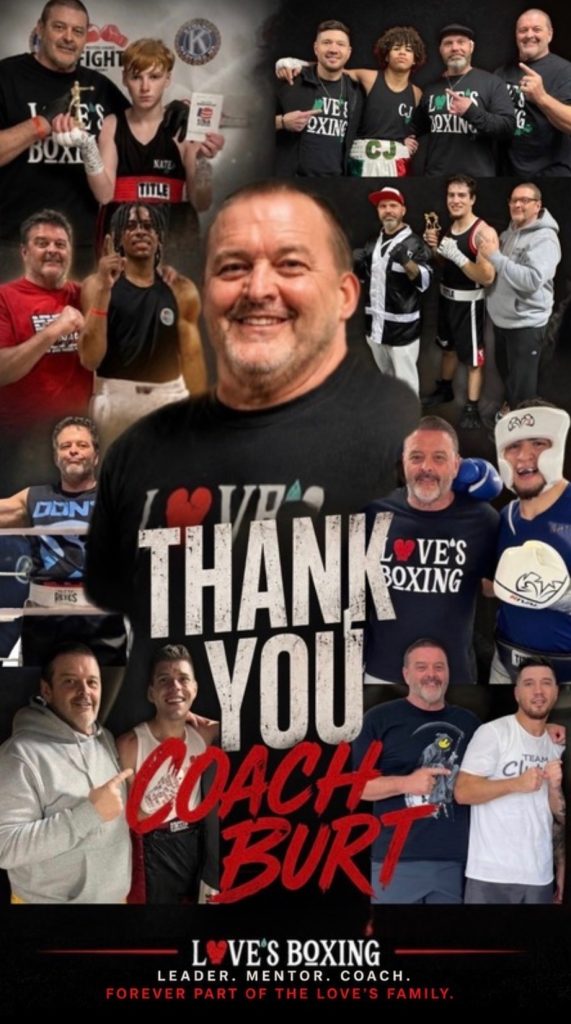 Thank You Coach Burt